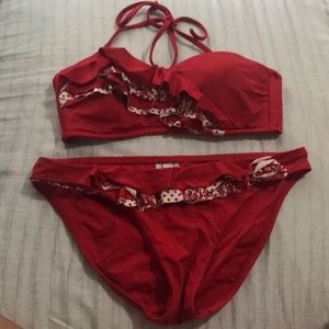 Red bikini (top & bottom)